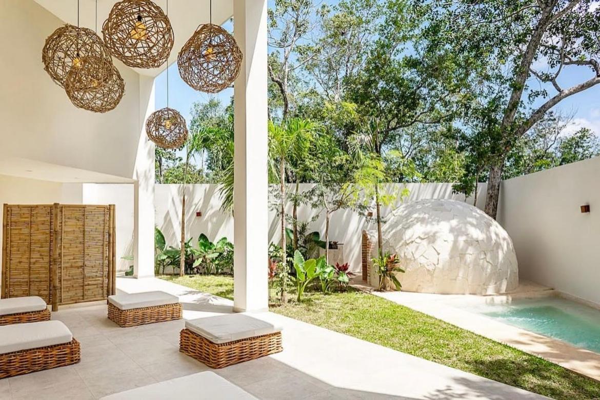 Condo Jungle Apartment & Private Patio Tulum Exterior photo